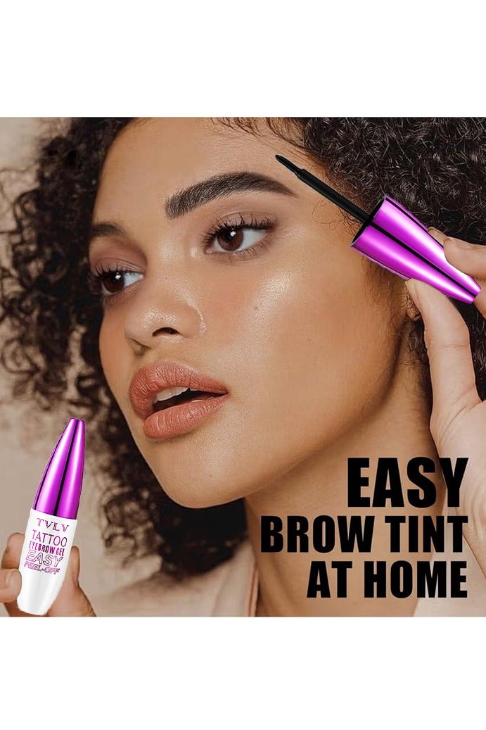 TVLV Tattoo Eyebrow Gel – Semi-Permanent Tattoo Gel for Natural Brows | Easy Peel-Off Long-Lasting - Image 5