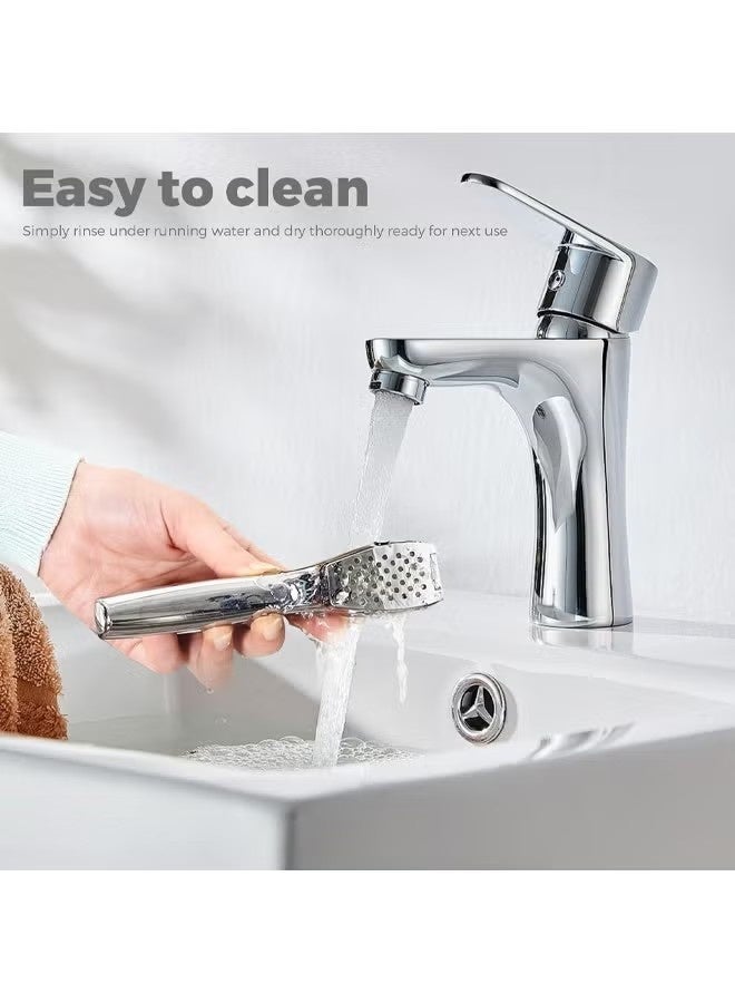 Premium Garlic Press, Heavy Duty Garlic Crusher and Mincer, Crush Garlic and Ginger Effortlessly, No Need to Peel, Rust Proof, Easy to Clean, Dishwasher Safe, Silver - Image 4