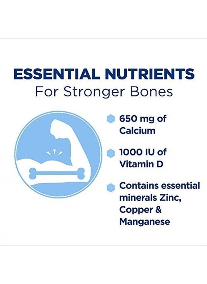 CITRACAL - Citracal Maximum Plus Highly Soluble, Easily Digested, 630 mg Calcium Citrate With 1000 IU Vitamin D3, Bone Health Supplement for Adults, Caplets, 180 Count - Image 1