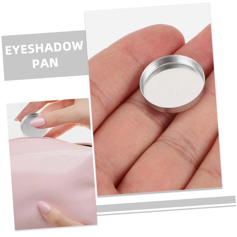 30pcs Small Round Empty Eyeshadow Pans Lightweight Travel Makeup Storage for Cosmetics for Eyeshadow Palette and Lipstick Organizer for Girls and Women - Image 2