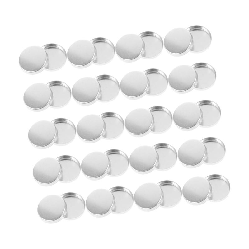 30pcs Small Round Empty Eyeshadow Pans Lightweight Travel Makeup Storage for Cosmetics for Eyeshadow Palette and Lipstick Organizer for Girls and Women - Image 1