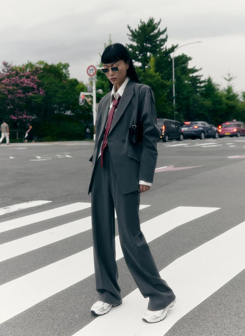 Lichi Flared jacket with voluminous sleeves