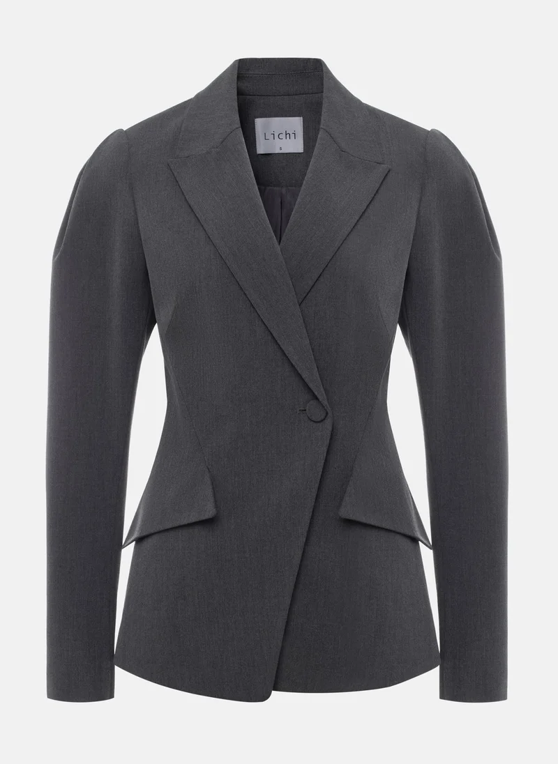 Lichi Flared jacket with voluminous sleeves