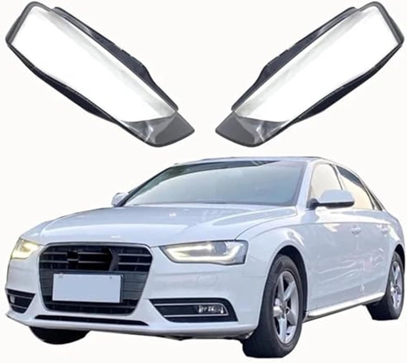 QASULER Car Front Headlamp Cover for A4 A4L B9 2013-2016 - Image 4