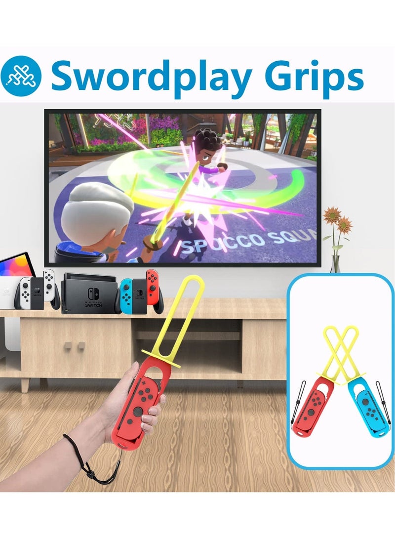 Captaintech 2023 Switch Sports Accessories Bundle for Nintendo Switch Sports, 10 in 1 Switch Sports Accessories Compatible with Switch/Switch OLED - Image 2