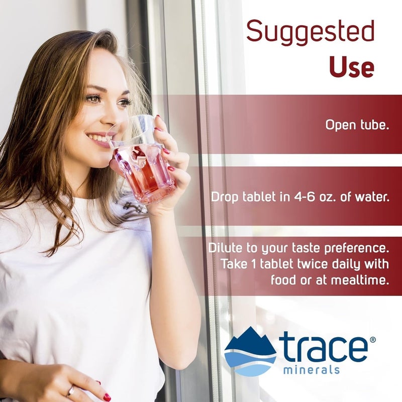 Trace Minerals مكمل المغنيسيوم الفوار من المعادن النادرة لدعم القلب الصحي والطاقة - مكمل مغنيسيوم طبيعي للمساعدة في النوم الصحي - مكمل صحي خالي من الغلوتين - توت العليق 8 أنابيب 80 حصة - Image 5