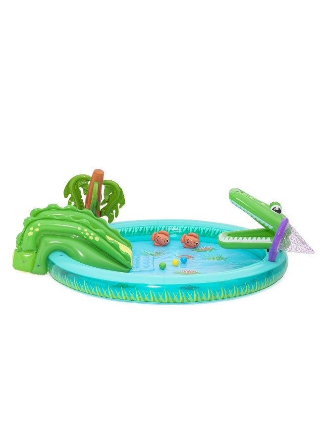 Bestway Crocodile Water Play Center (224 x 181 x 72 cm) - Image 2