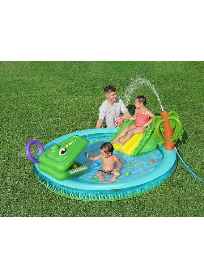 Bestway Crocodile Water Play Center (224 x 181 x 72 cm) - Image 3