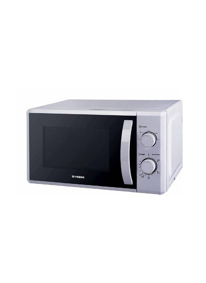 فريش ميكرويف فريش 20لتر سلفر 700وات بدون شواية FMW20MCS 