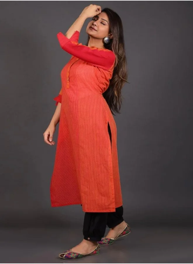 ZERESOUQ Flame Of The Forest Kurta