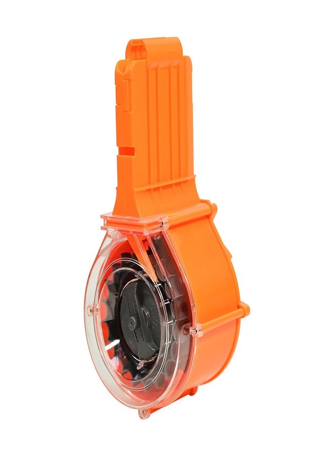 OIMIO Dart Drum, 25-Dart Drum Magazine Blaster Accessory for Nerf N-Strike Elite Blasters - Image 1