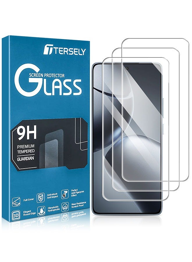 بشكل مختصر [3 عبوات] واقي شاشة زجاجي مقسّى متوافق مع Xiaomi 14T/14T Pro 5G، متوافق مع الغطاء، فائق الوضوح، مقاوم للكسر، مضاد للخدش لحماية محسنة - Image 1