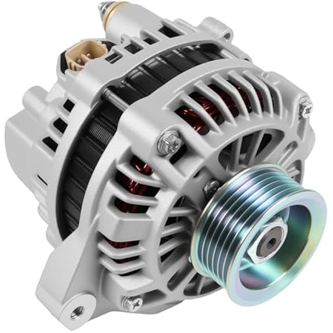 Autodevil 13893 Alternator compatible with 2001 2002 2003 2004 2005 Honda Civic OE AL1295X,210-4148C,13893,31100-PLM-C01,31100-PLM-C02,AFGA51 - Image 1