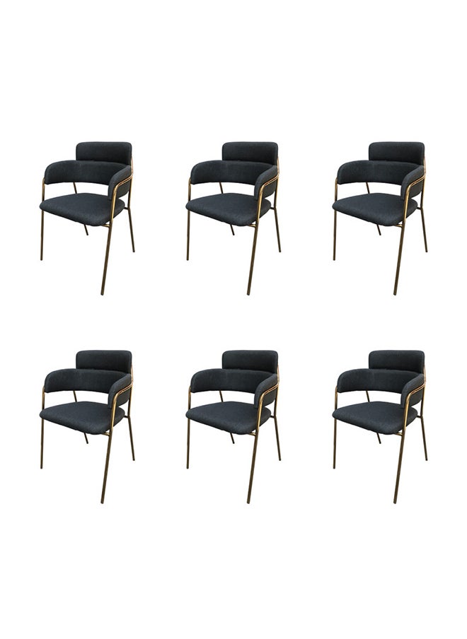 JILPHAR FURNITURE Jilphar Classical Readymade Dining Chair 1313A set of 6pcs 