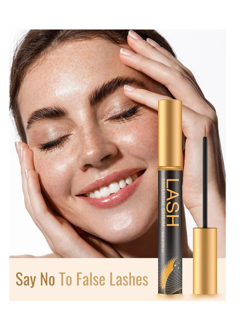 WM WESTERN MIRACLE WM WESTERN MIRACLE Lash Serum, Eyelash Serum for Thicker & Longer Looking Eyelashes, Eye Lash Essential Serum for Natural Lashes or Lash Extensions & Brows - 1 Pack  - Image 2