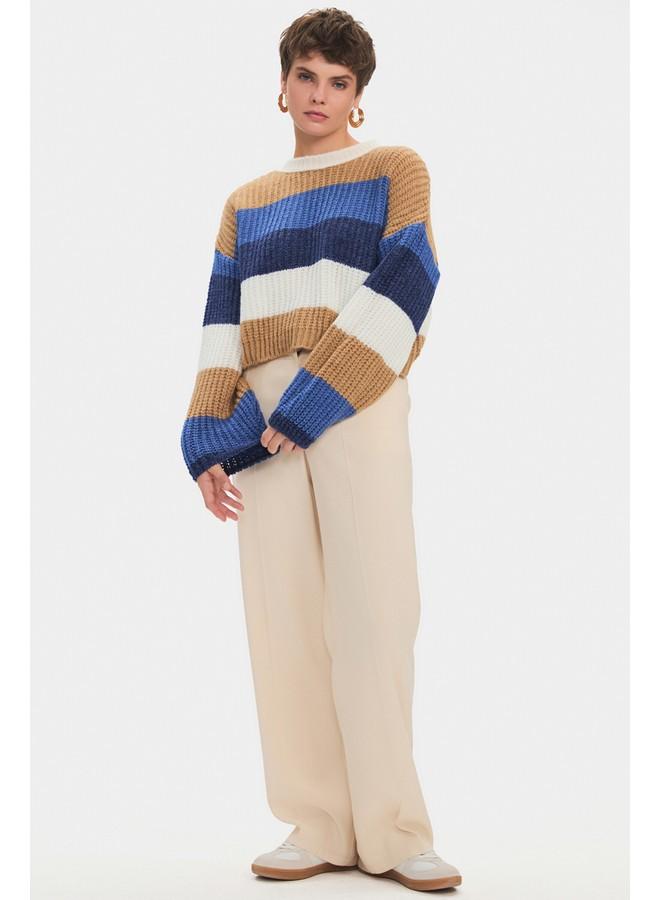 ella knit balloon longsleeve pullover