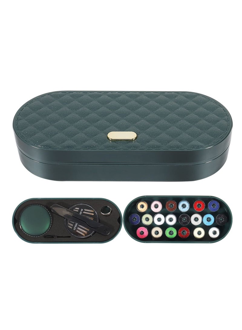 Sewing Needle and Thread Box Kit, DIY Portable Supplies Storage with Accessories Clothing Fixed Repair Small Manual Needle, Suitable for Family Travel - Image 1