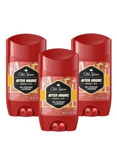 Old Spice Red Collection After Hours Scent Anti-Perspirant Deodorant For Men, 2.6 Oz (Pack Of 3)  - Image 1
