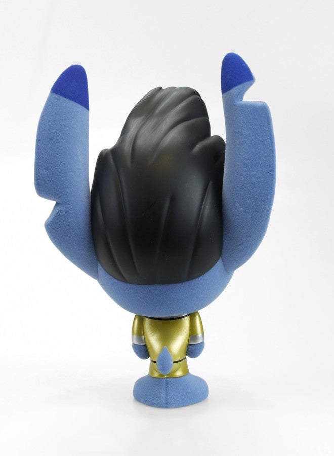 Kidrobot Collectible Disney: Lilo and Stitch Gold Suit Elvis Stitch Flocked 4” Bhunny Stylized PVC Figure - Image 3