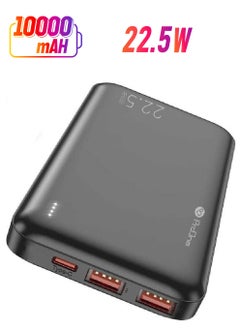 ProOne ProOne PPB5115 10000mAh Portable Power Bank, 22.5W Fast Charging with USB-A & USB-C Ports, Slim Polymer Battery with Micro Input  - Image 2