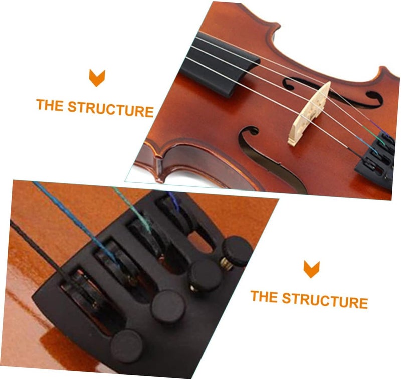TOYANDONA 8pcs Durable Violin Strings Full Set for Fiddle Crisp Sound Easy to Replace Stable Material for Musicians and Learners - Image 4