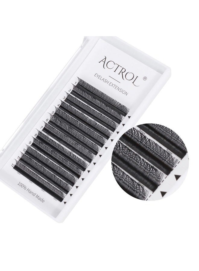 ACTROL YY Eyelashes Extension Lashes Black D Curl 0.05mm 8mm Lash Volume Extension Easy Fans 4D Y Shaped Premade Soft Eyelashes Supply - Image 2