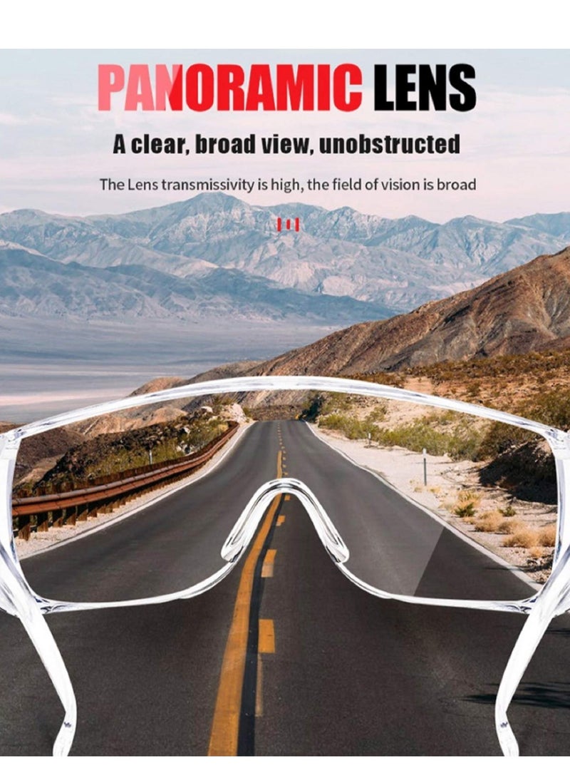 Safety Glasses (2 Pack) Anti Fog Goggles/ Vented Sides Shields Transparent PC Frame Spectacles for Lab Medical and Daily Use - Image 5