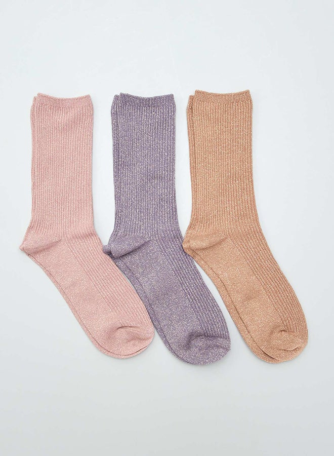 Kiabi Pack of 3 pairs of sparkly socks  - Image 2