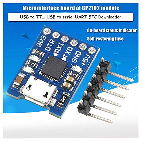 Ximimark 2Pcs CP2102 Micro USB to TTL/Serial UART 6Pin Module Serial Converter STC Downloader Replace FT232 - Image 3