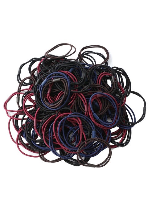 100pcs Thick Cotton Hair Ties, Girls Hair Bands Elastic Hair Bands Hair Accessories 100pcs Multicolour