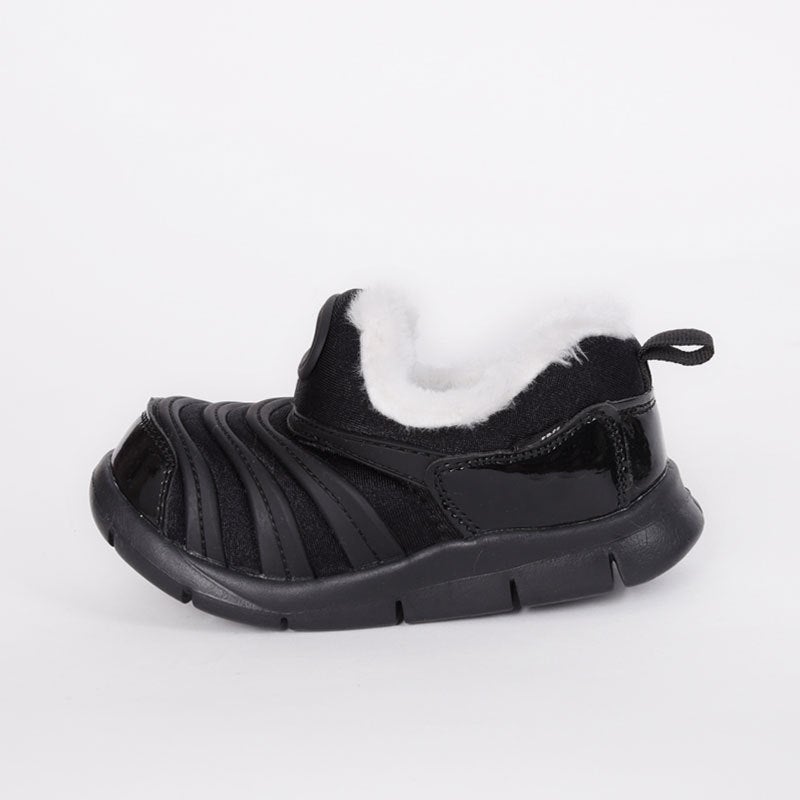 Fleece-Lined Caterpillar Warm Children'S Shoes Boys And Girls All-Match Classic Sports Toddler Shoes - Image 1