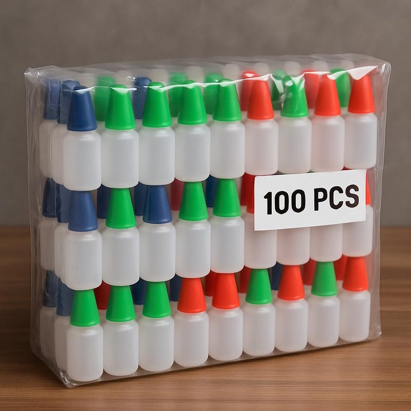 OPENFIRST® 5ML Leak-Proof Dropper Bottles with Secure Caps & Inner Plugs | Ideal for Homeopathic, Ayurvedic & Essential Oils | Multicolour | (Pack of 100) - Image 5