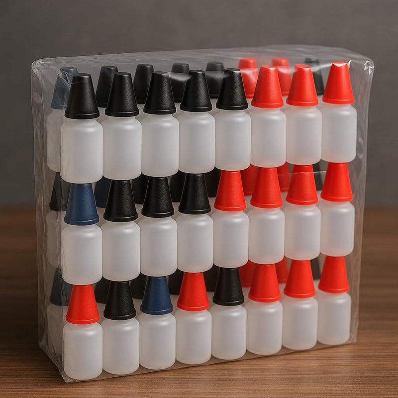 OPENFIRST® 5ML Leak-Proof Dropper Bottles with Secure Caps & Inner Plugs | Ideal for Homeopathic, Ayurvedic & Essential Oils | Multicolour | (Pack of 100) - Image 4