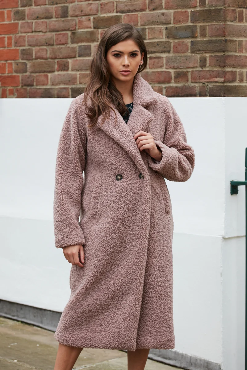 Longline Fur Teddy Coat