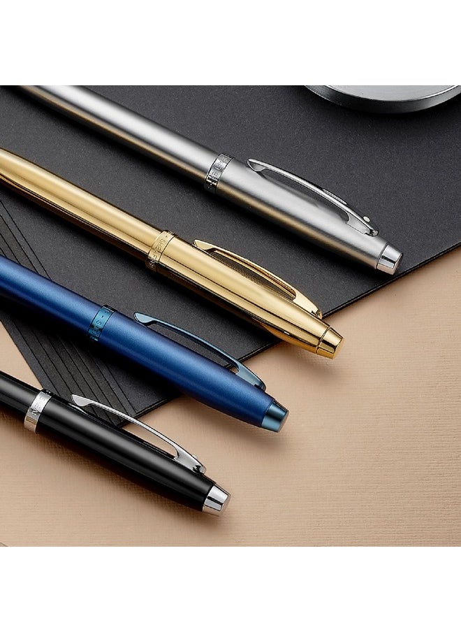 شيفر قلم حبر جاف Sheaffer Gift 100 من الكروم المصقول | قلم حبر جاف ذو رأس رفيع | مجموعة هدايا أقلام فاخرة  - Image 2