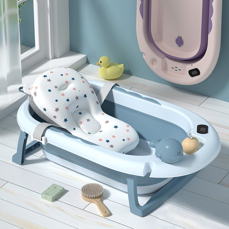 Household Baby Bathtub Foldable Baby Bathtub Toddler Sitting And Lying Down Child Newborn Supplies Children'S Bathtub - Image 2