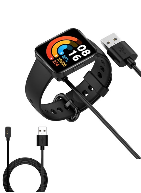 1M Watch Charger Cable Compatible with Redmi Watch 2 / 2 Lite / Smart Band Pro / Xiaomi Band 7 Pro Replaceable Smartwatch Charger Cable