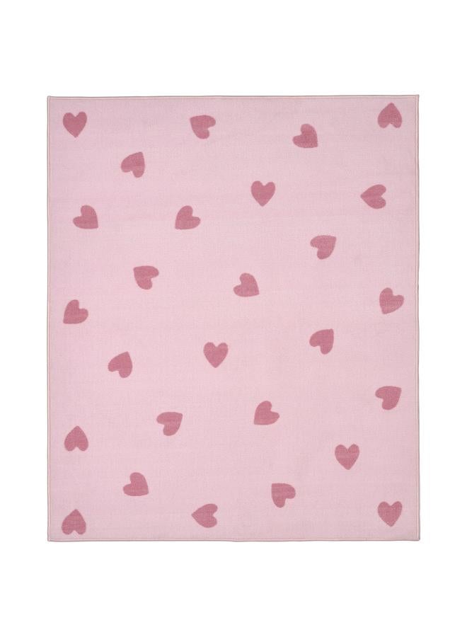 erorex Rug, pink, 133x160 cm - Image 1