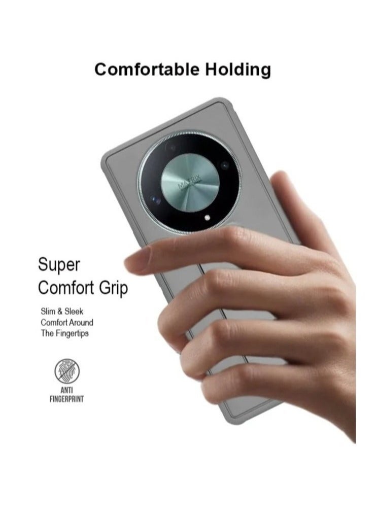 إينيكس جراب حماية 3 في 1 مغناطيسي ذو مسند للهاتف هونر X9b-رمادي - Image 3