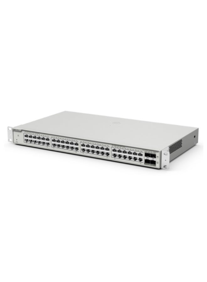 رويجي مفتاح شبكة إيثرنت مُدار من الطبقة الثانية من نوع Ruijie | Reyee RG-NBS3200-48GT4XS، مزود بـ 48 منفذ جيجابت، بدون تقنية PoE، مع 4 منافذ SFP+ للوصلات الصاعدة بسرعة 10 جيجابت، مناسب للمؤسسات. - Image 3