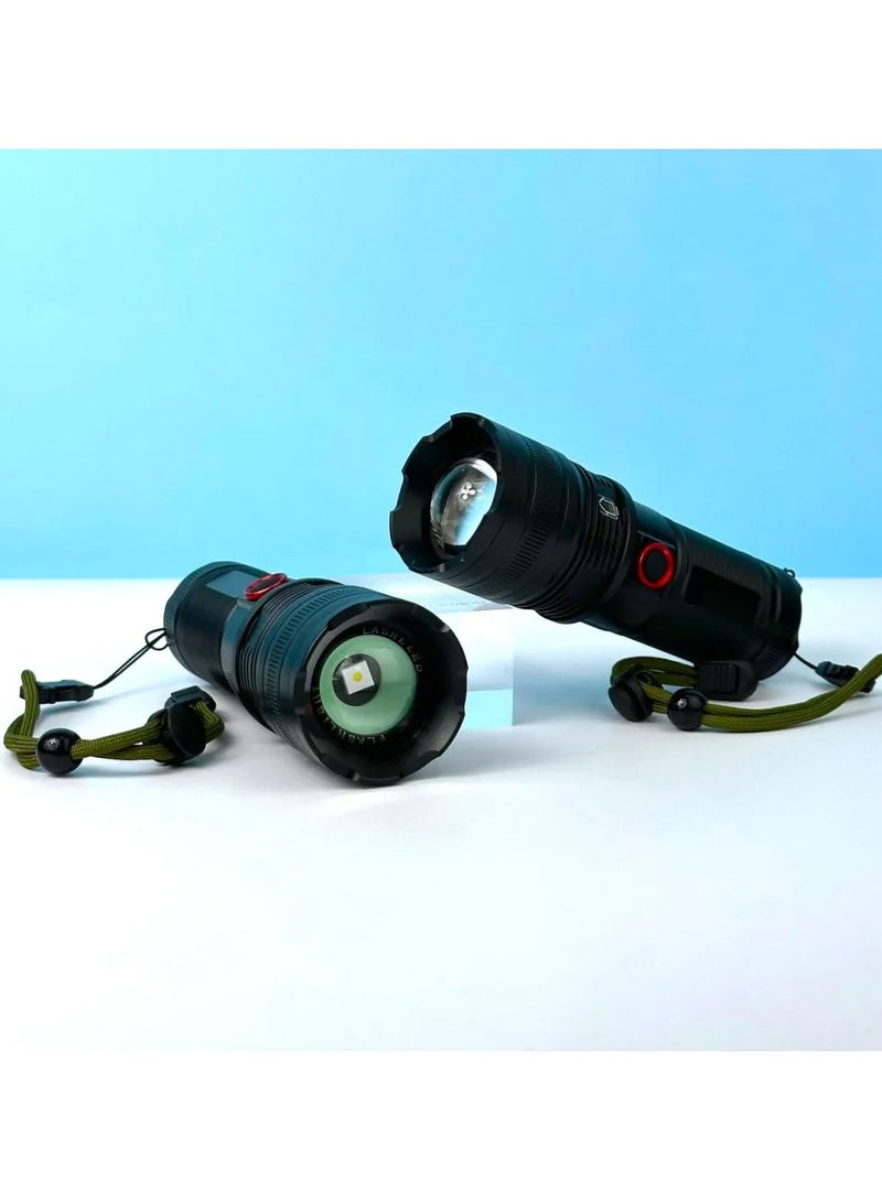 Aluminum alloy flashlight power bank charging treasure xa-b702  - Image 3