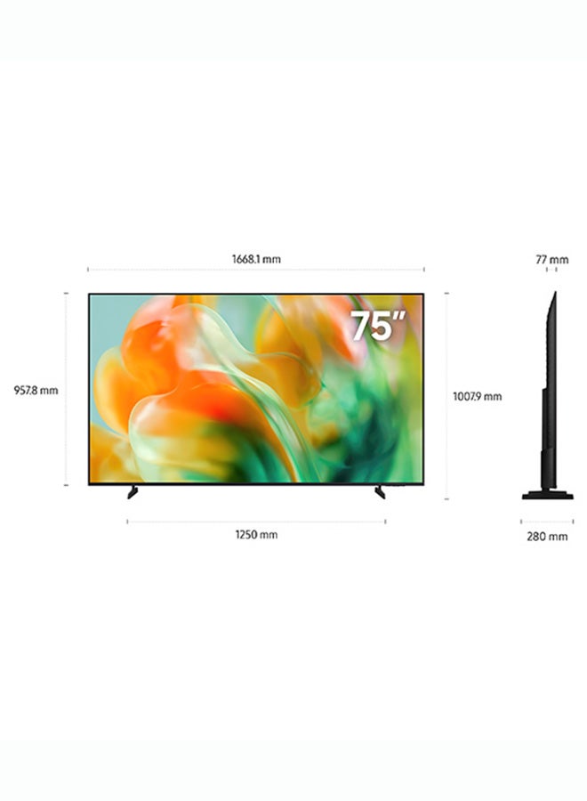 Samsung 75 Inch Mini LED TV, M80H, 4K, HDR 10+, Motion Xcelerator 144Hz, Adpative Sound+, AI Football Mode, NQ4 AI Gen2 Processor, Smart TV, UA75M80HAUXZN (2026 - UAE Version) UA75M80HAUXZN black - Image 3