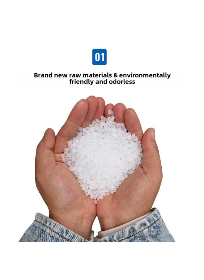 Generic - Thickened PEVA Cabinet Pad Drawer Mat Moisture-proof Mat Kitchen Waterproof Oil-proof Mat Shelf Wardrobe Shoe Cabinet Refrigerator Mat-Color:Flat Dot Pattern [transparent]]-Specifications:50*500cm【700g】 - Image 1