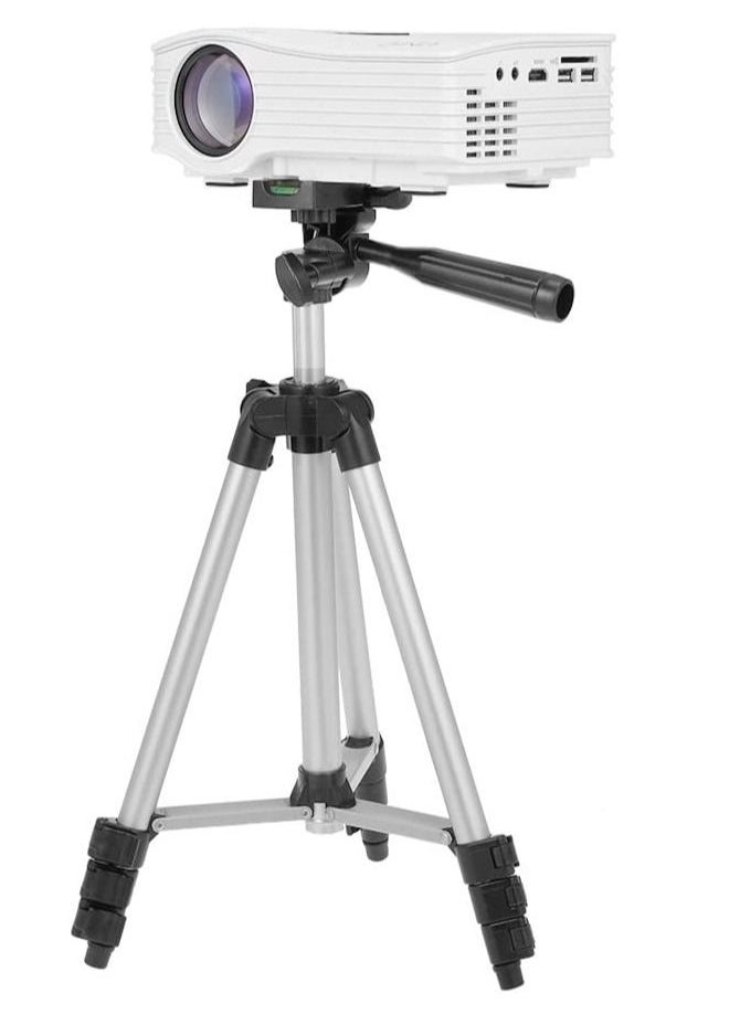 Ntech NTECH Portable Aluminum Alloy Tripod with Phone Holder  JF 3110 28 65cm  Silver Black  - Image 1