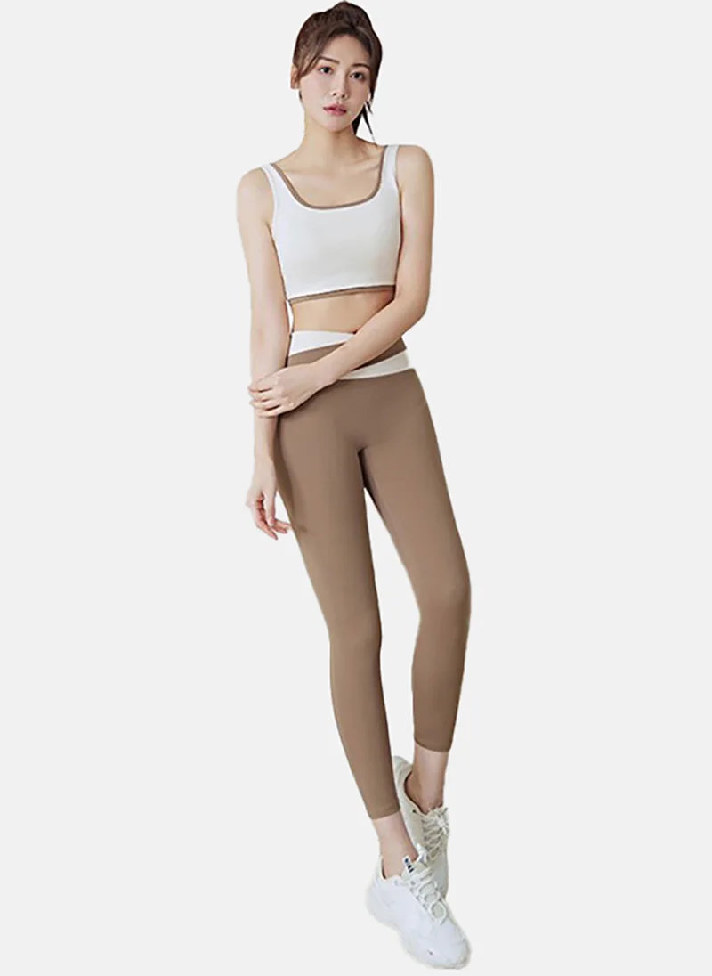 YUNIQEE Women Solid High-Rise Tracksuit