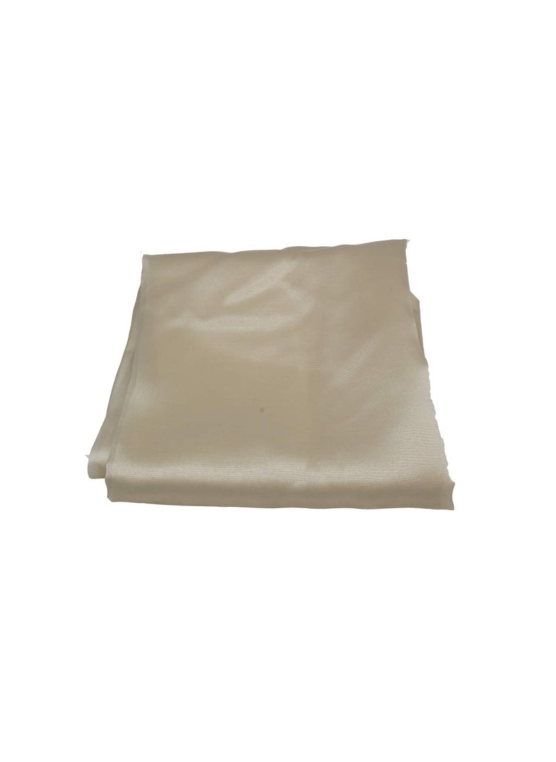 Pehnava Fab studio - Pehnava Fab Studio Tissue Organza Fabric for Dress Cloth Material for Use in Fancy Garments Making Frocks GownsDresses and Also Wrapping Party Wedding DecorationsLinen3 Meter - Image 1