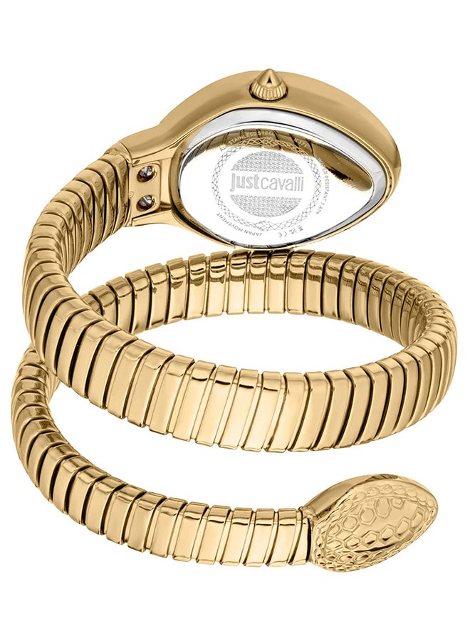 Just Cavalli ساعة جاست كافالي ليدي سنيك إكليسي JC1L371M0035 - ستانلس ستيل أنثوية كوارتز 2 عقارب - Image 3