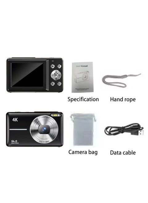 HD CCD digital camera student entry card camera retro vlog video camera