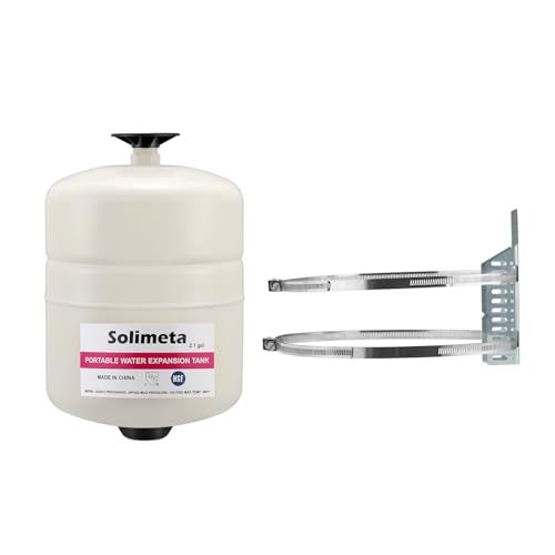 Solimeta 2.1 Gallon Potable Water Expansion Tank With Adjustable Wall Mounting Bracket - Image 1