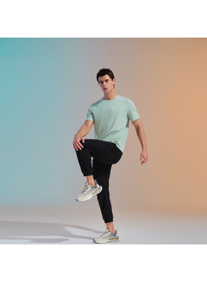 HLA Uv Protection】men's Quick-dry Round Neck 3d Print Short-sleeve T-shirt For Summer Sports - Image 4